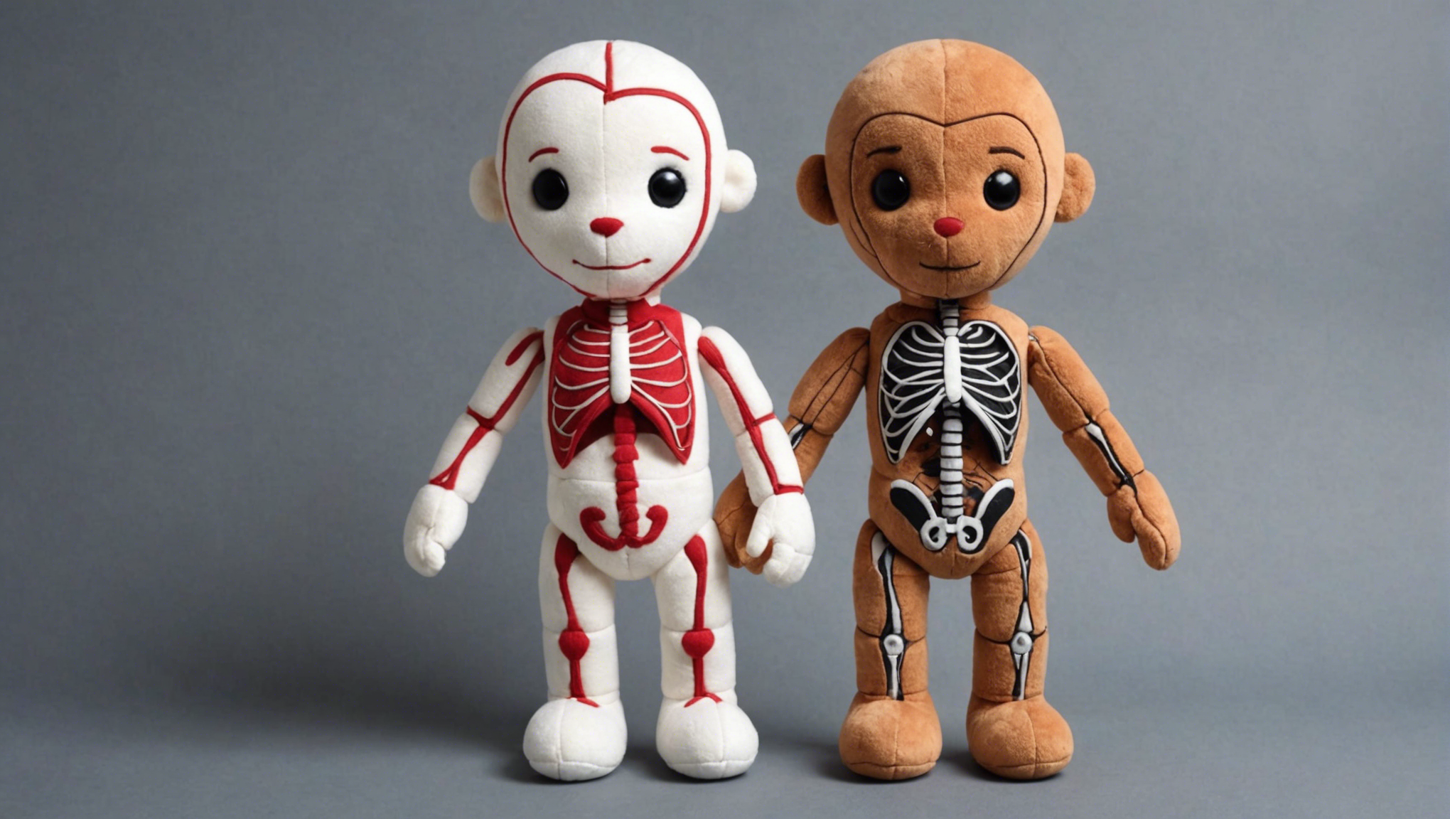 découvrez notre collection de peluches anatomiques humaines, idéales pour un apprentissage ludique et pédagogique.